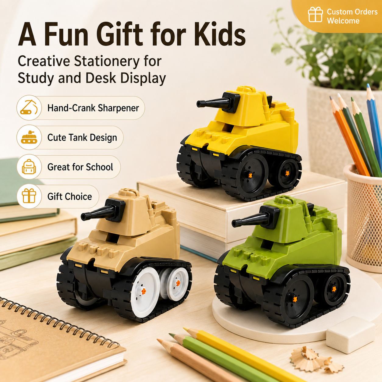 Tank Pencil Sharpener 4