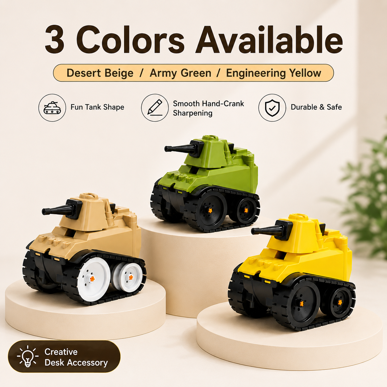 Tank Pencil Sharpener 3